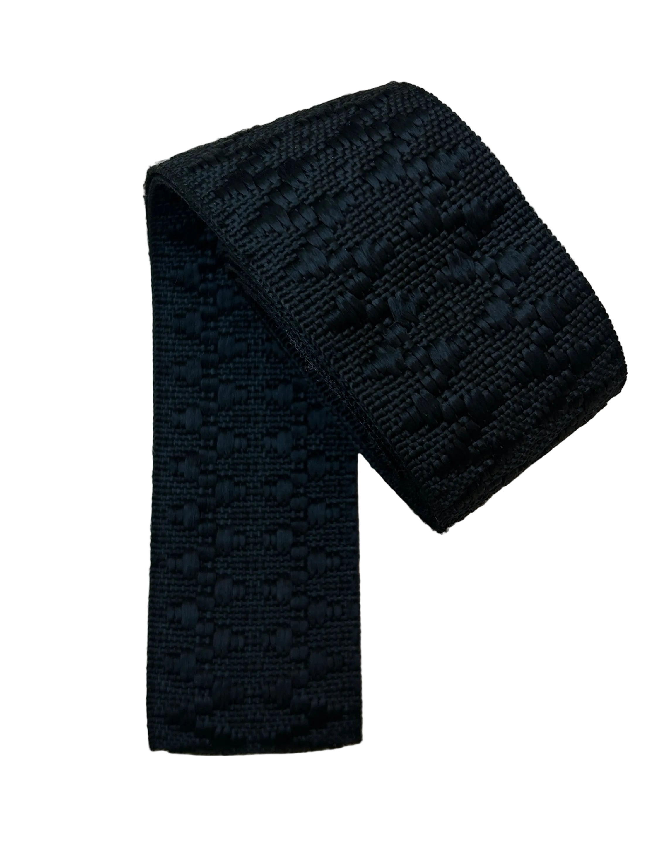 Obsidian Solid Handwoven Yoga Mat Strap