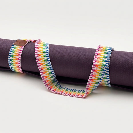 Prism Aurora Handwoven Yoga Mat Strap