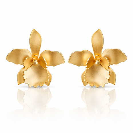 Quadricolor Orchid Medium Jewelry Drop Earrings