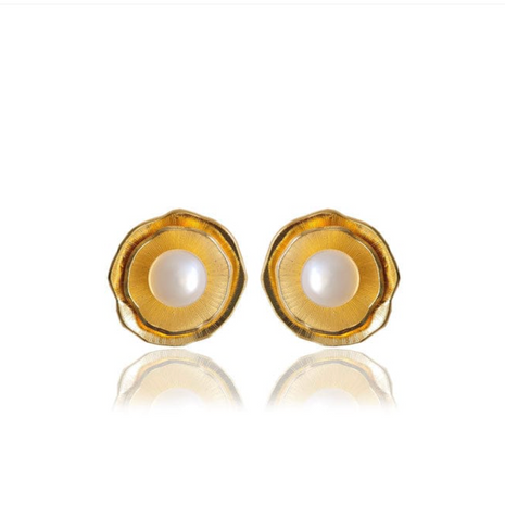 Renacer 24k Gold Statement Earrings | Hand-Forged Colombian Jewelry | AMPMsis