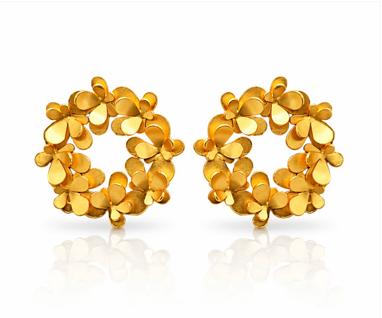 Aster Flower Jewelry Earrings