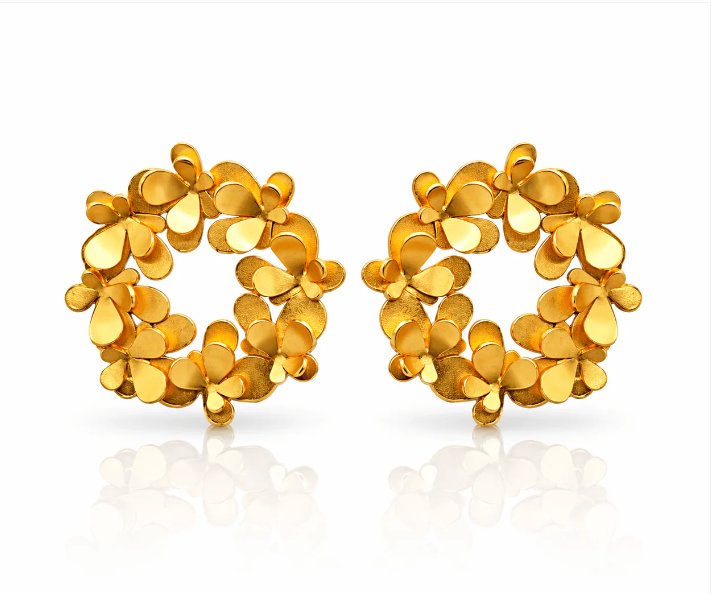 Aster Flower Jewelry Earrings