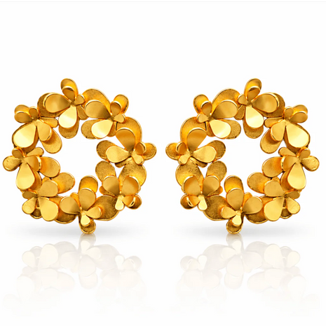 Aster Flower Jewelry Earrings