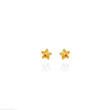 Mini Guayacán Flower Stud Jewelry Earrings
