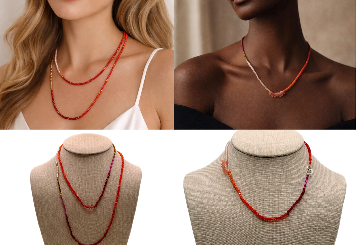 Canyon Sunset Layering Necklaces Bundle