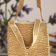 Handmade Tote PC Case Amber Mustard